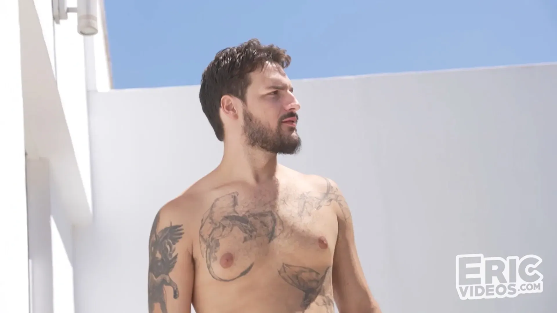 Samuel Hodecker's Horny Maintenance Man Encounter: Terrace Tease to Bareback Bliss