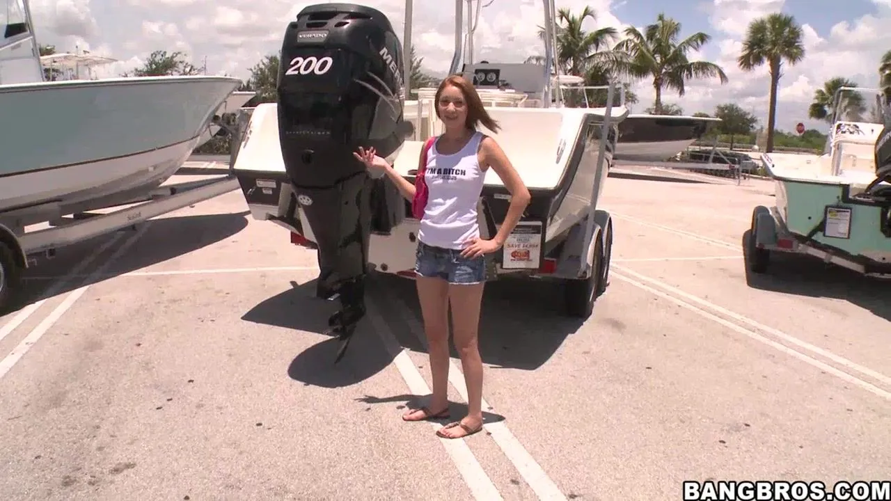 Shirt Says Bitch: Esmie Lee Gets Fucked Like One on the BangBus